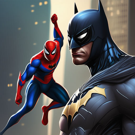 batman vs spiderman wallpaper