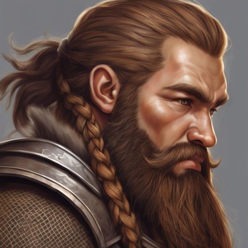 dwarf braided beard