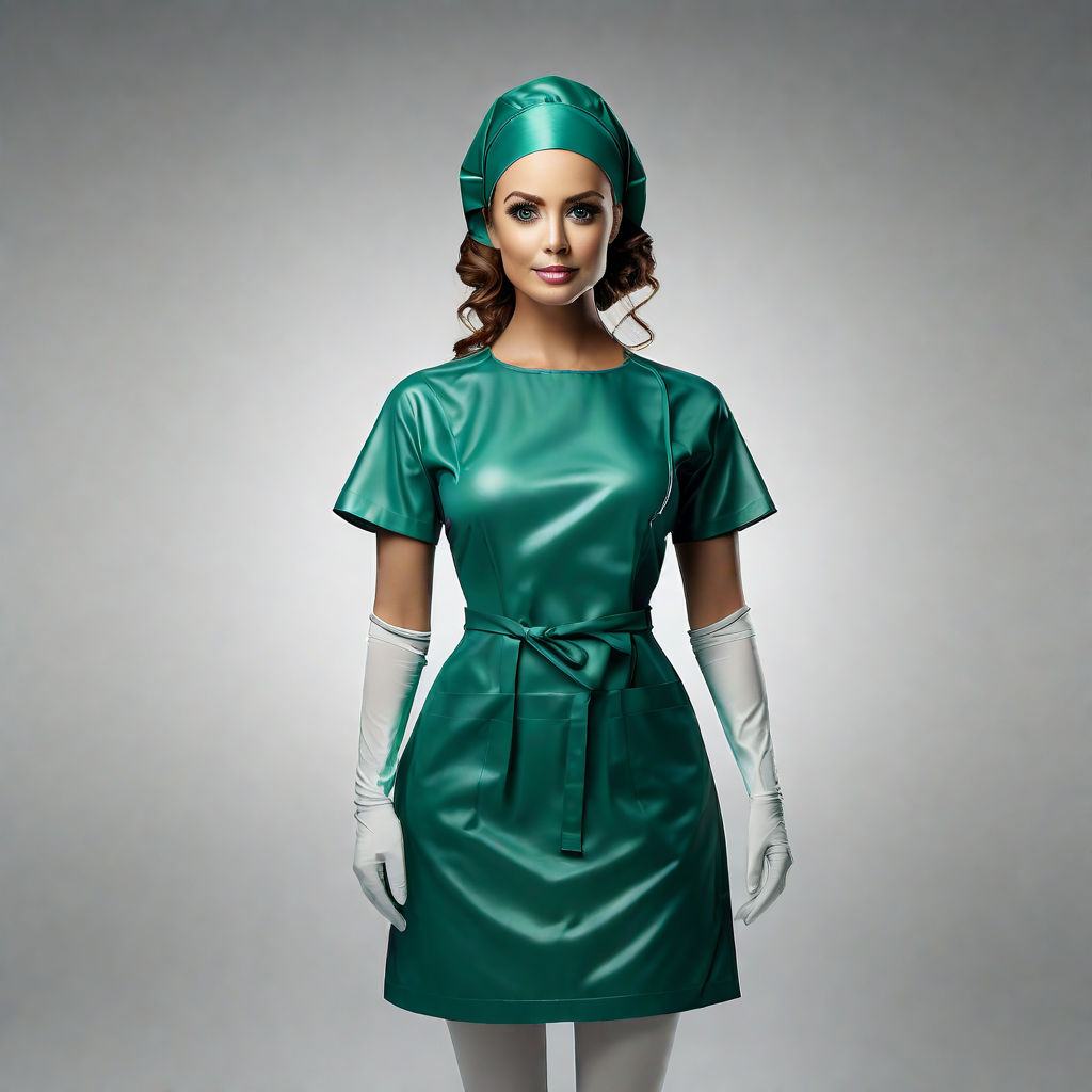 nurse uniform,hospital, latex nurse suit,nurses - SeaArt AI