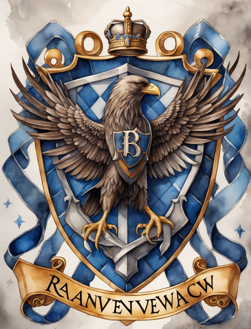 ArtStation - Logo Ravenclaw House Hogwarts