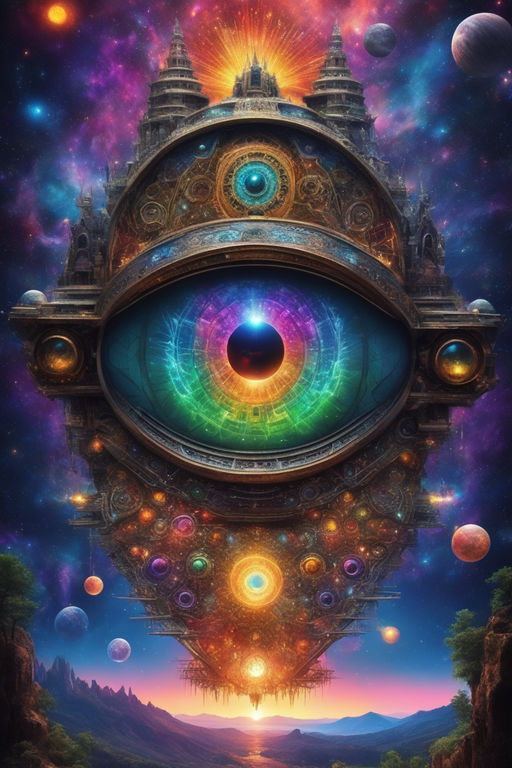 trippy third eye wallpaper