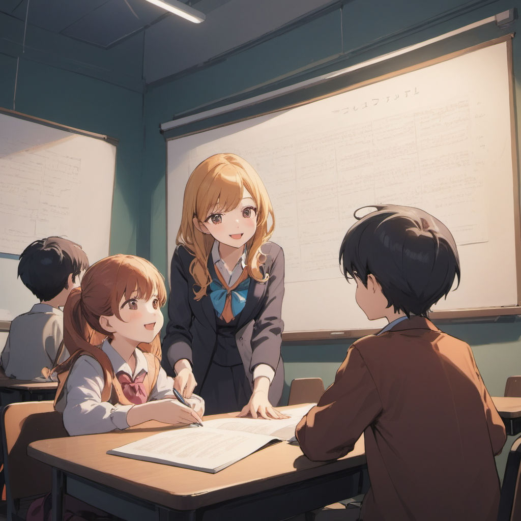 Andrew Aprilio on X: classroom anime background :)