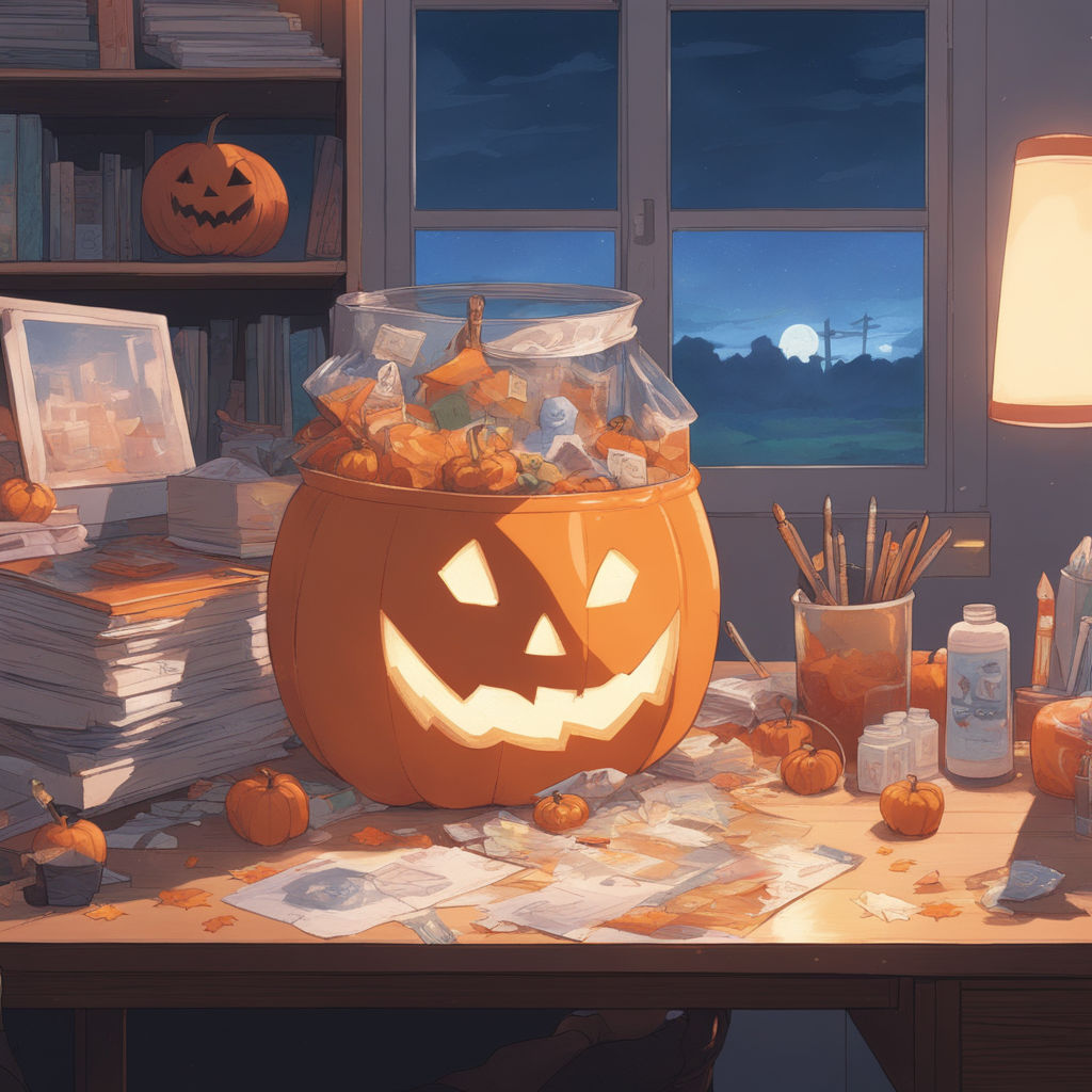 Anime Pumpkin Halloween Mangaka, Anime, manga, fictional Character png |  PNGEgg