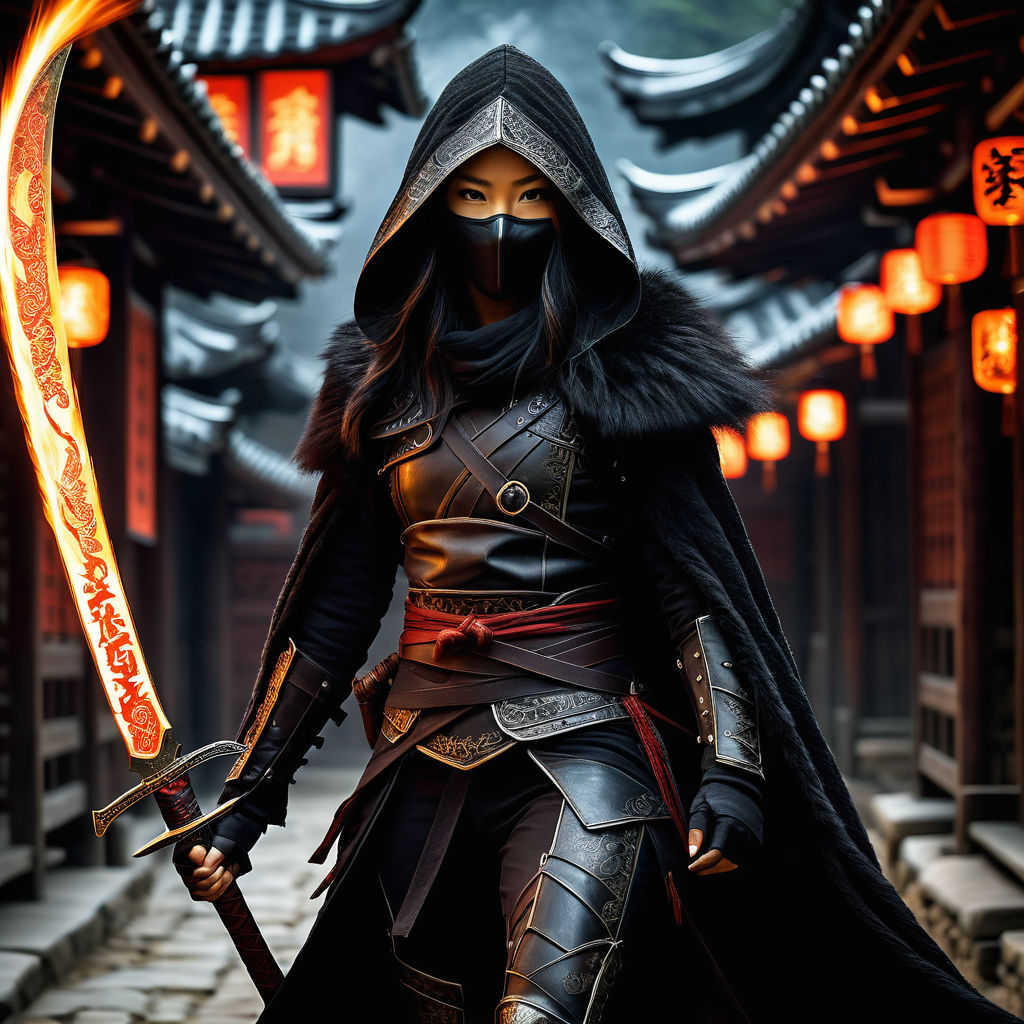 Women's Ninja Assassin Costume