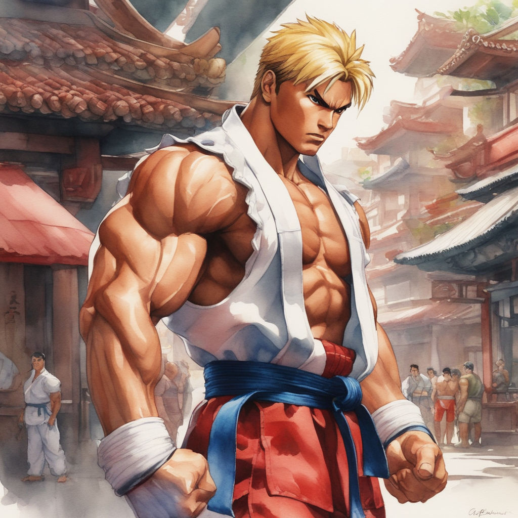 ArtStation - Ryu - street fighter alpha anime