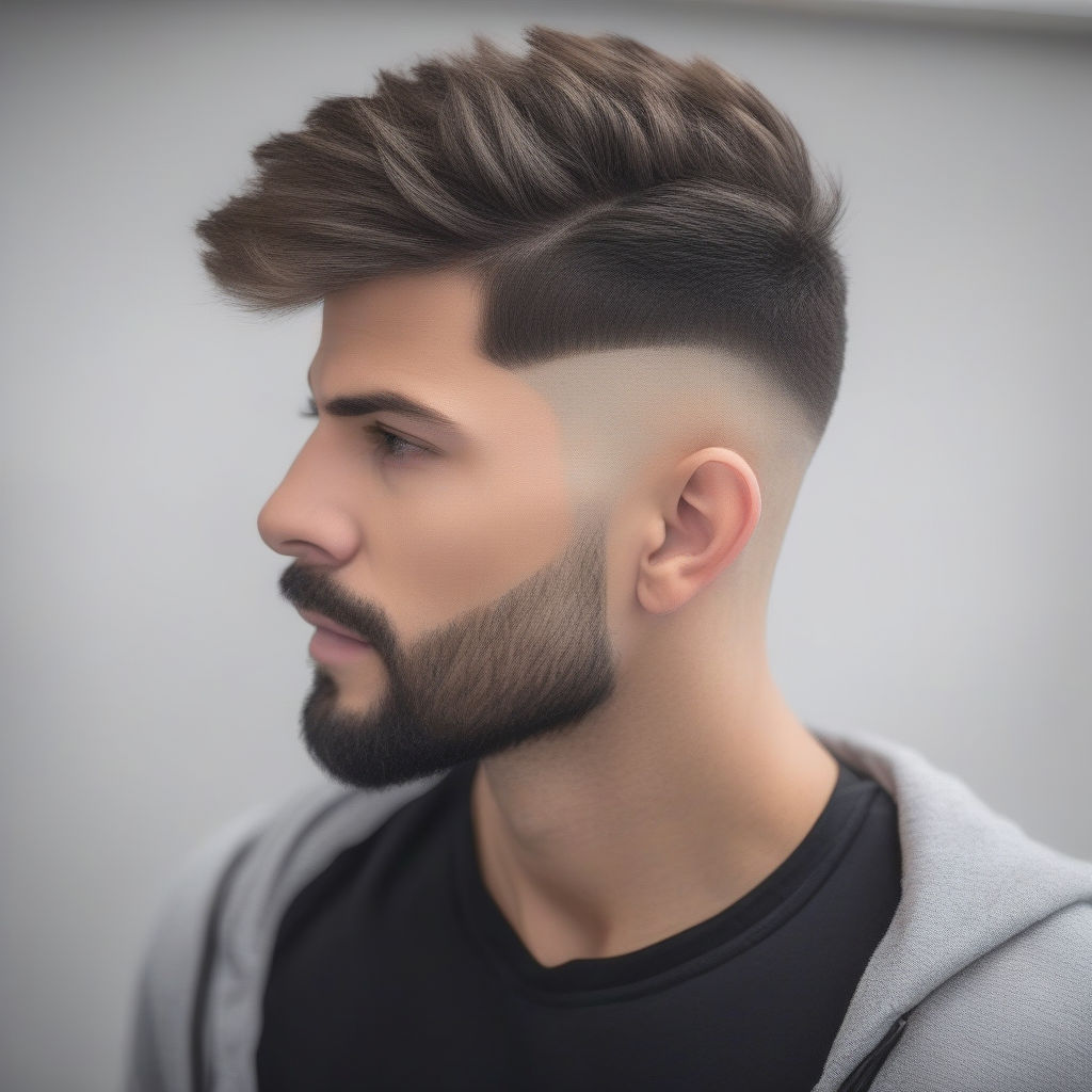 Exotic's Hair - Corte masculino degrade em V 0 a 2.