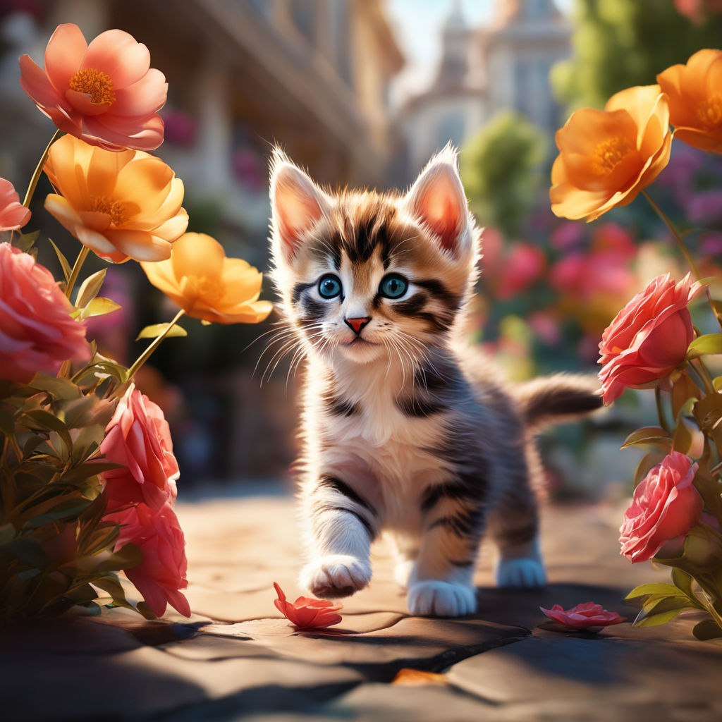 Download Goofy Zoomed Cute Cat PFP Wallpaper