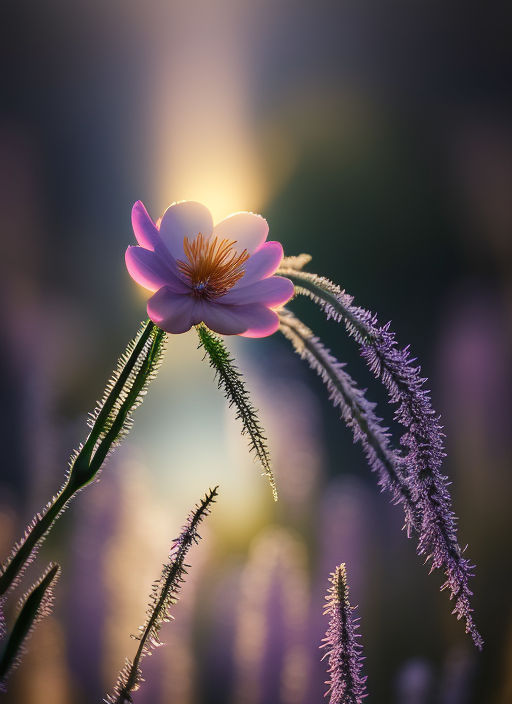 simple flower silhouette