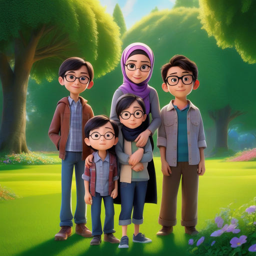 small family animated