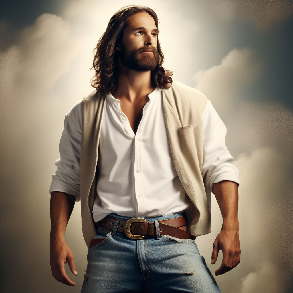 Jesus Christ in jeans - Playground