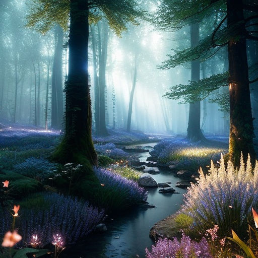 Enchanted Aesthetic Fairy Forest scenery - Playground