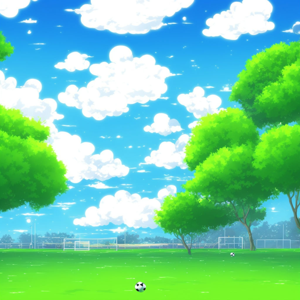 HD wallpaper white 4storey building with playground during daytime anime   Wallpaper Flare