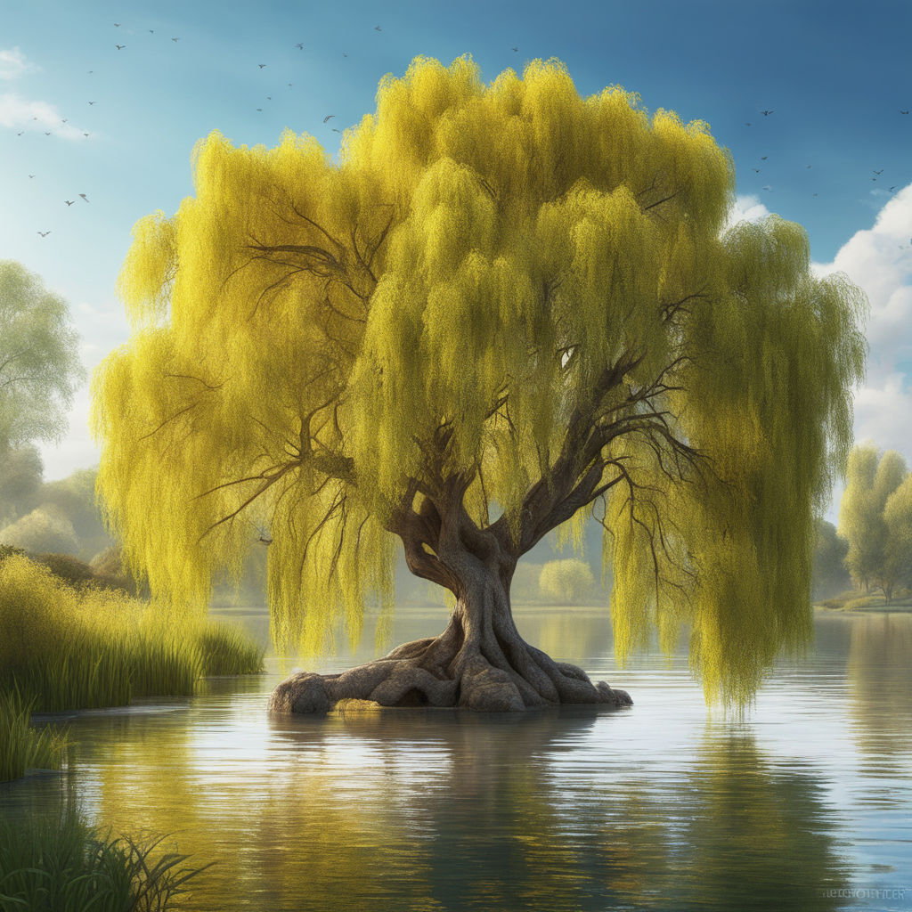 weeping willow tree wallpaper hd