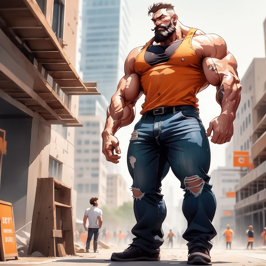 Anime man muscular - Playground