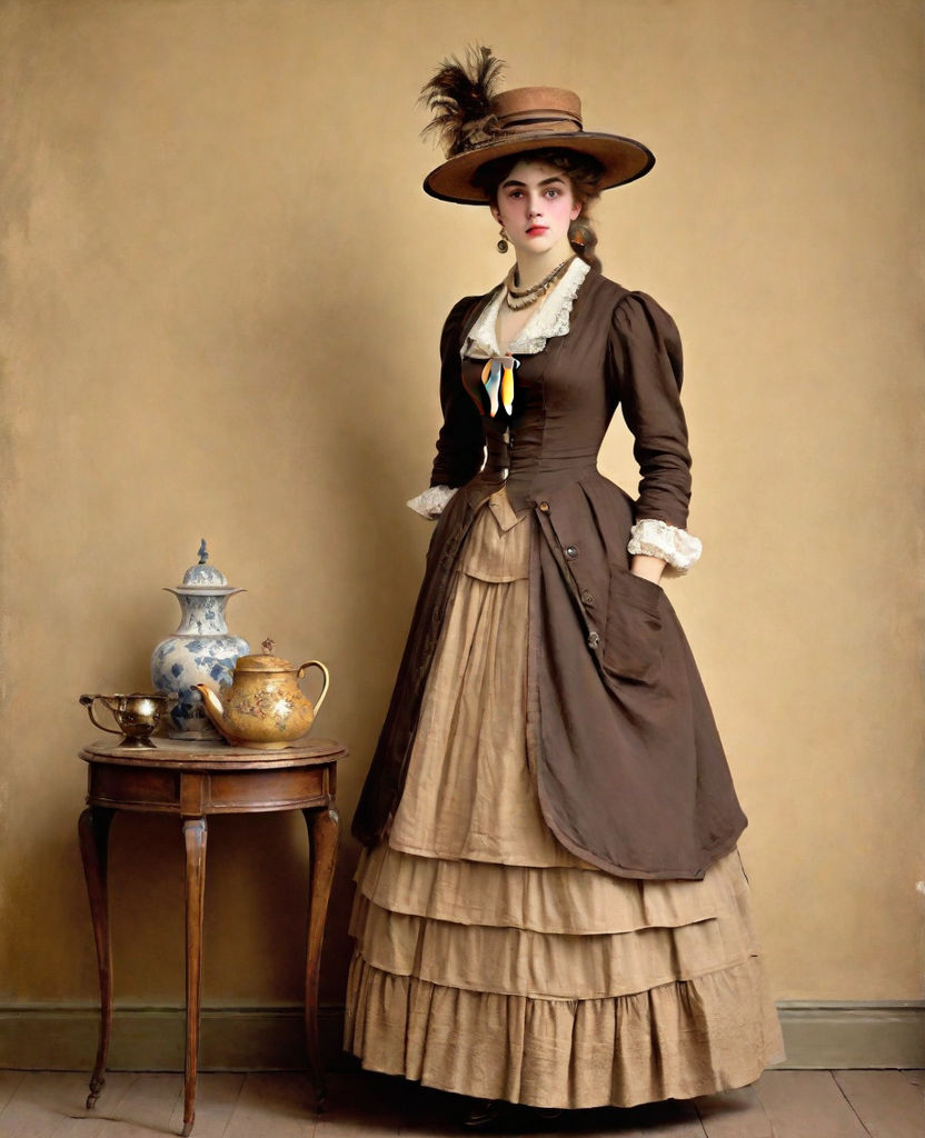 Antique women's clothing from 1890: See the styles Victorian