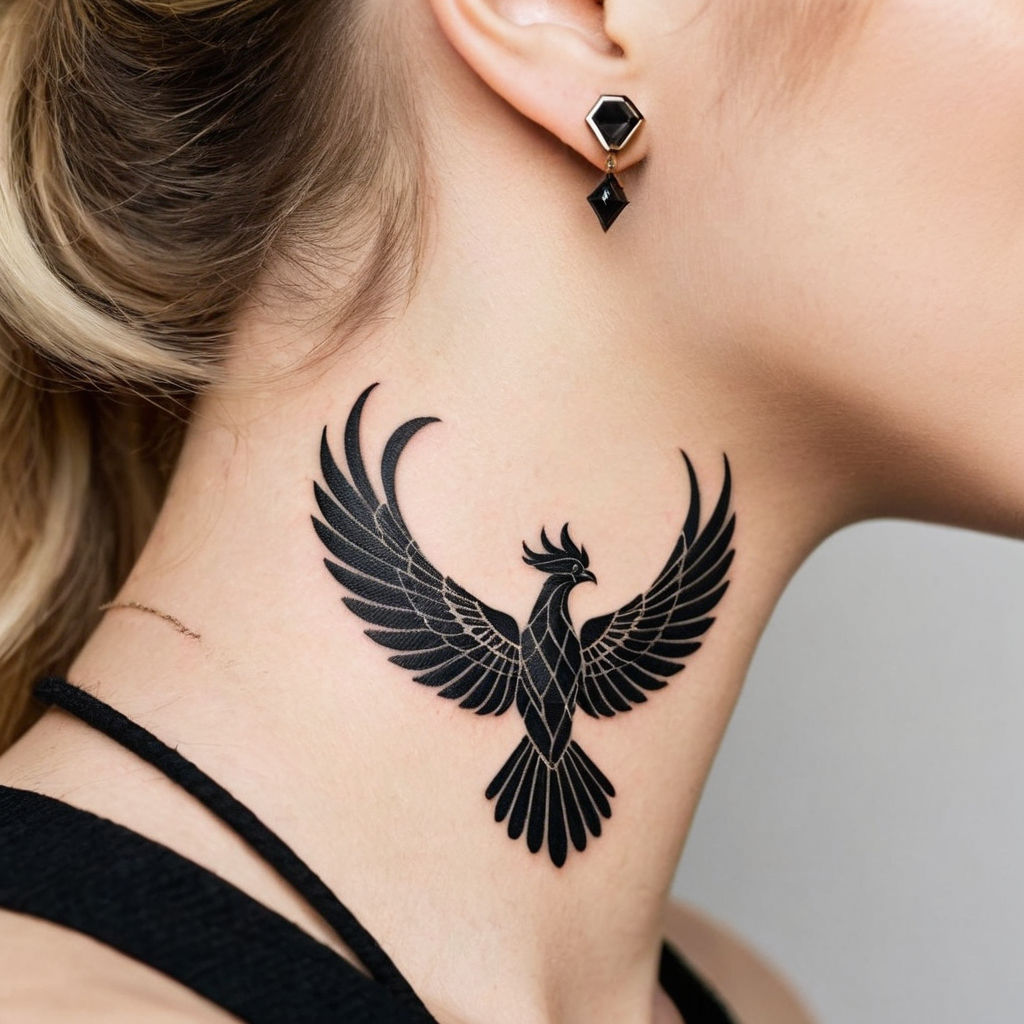 30 Tattoos People Had On Their Necks That Worked Perfectly