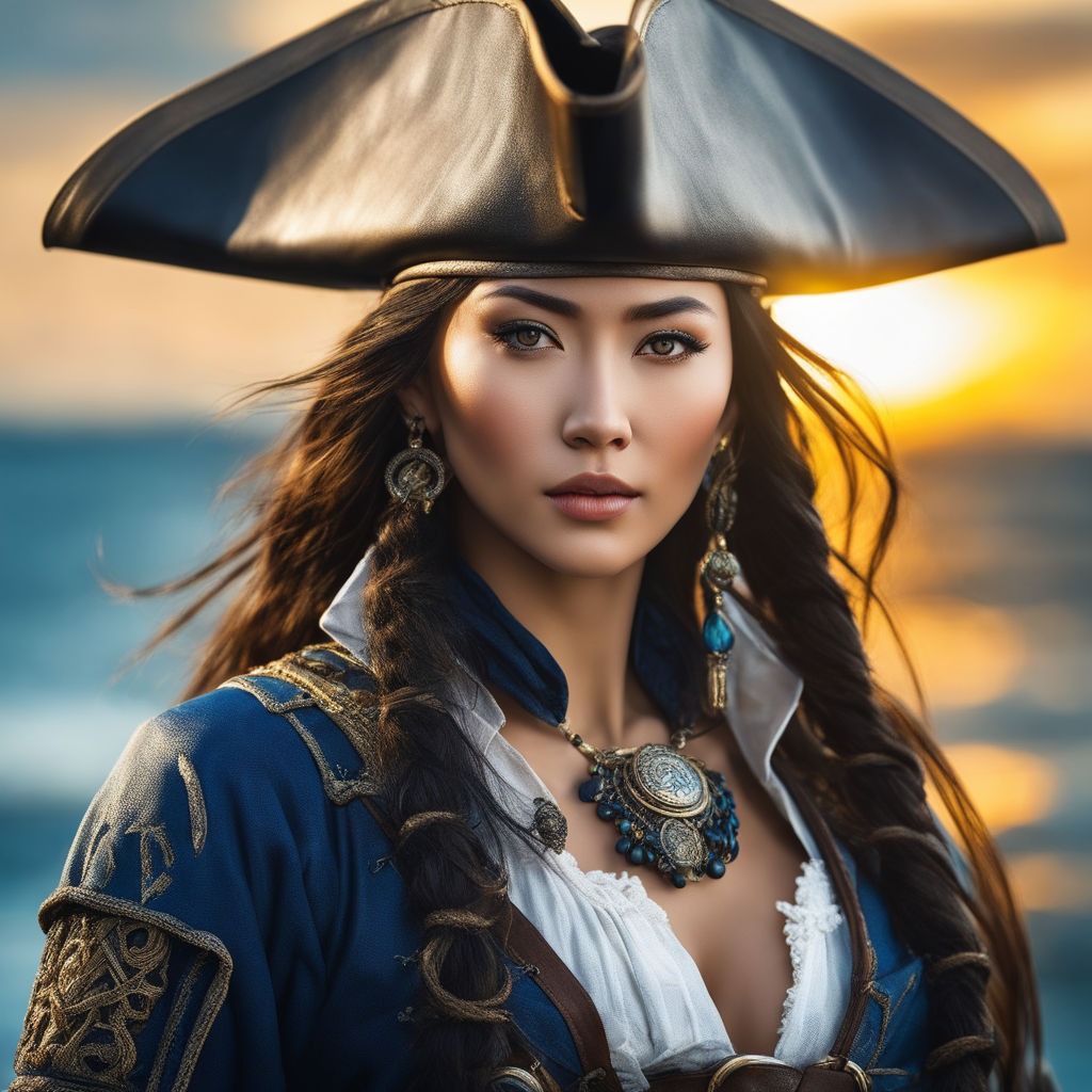 Noble and Proud Female Korean Pirate Captain - Playground