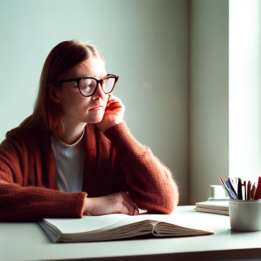 Woman in Hoodie Louis Vuitton Wearing Eyeglasses Sitting · Free
