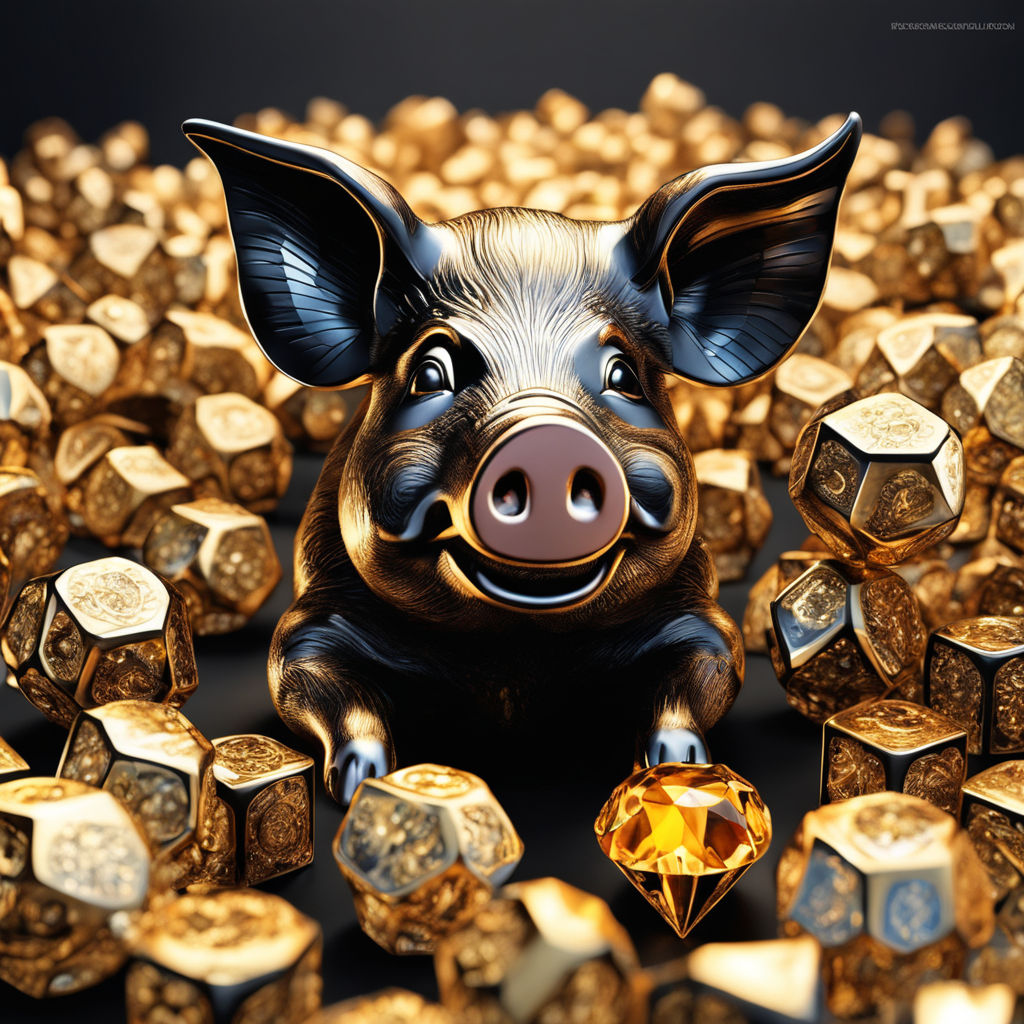 ULTRA REALISTIC GOLD PIGGY RENDER!