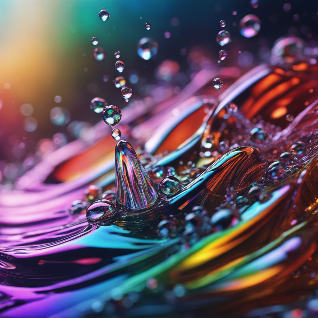 Colourful splash on wall with 32k resolution - Playground