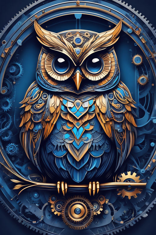 colorful owls wallpaper