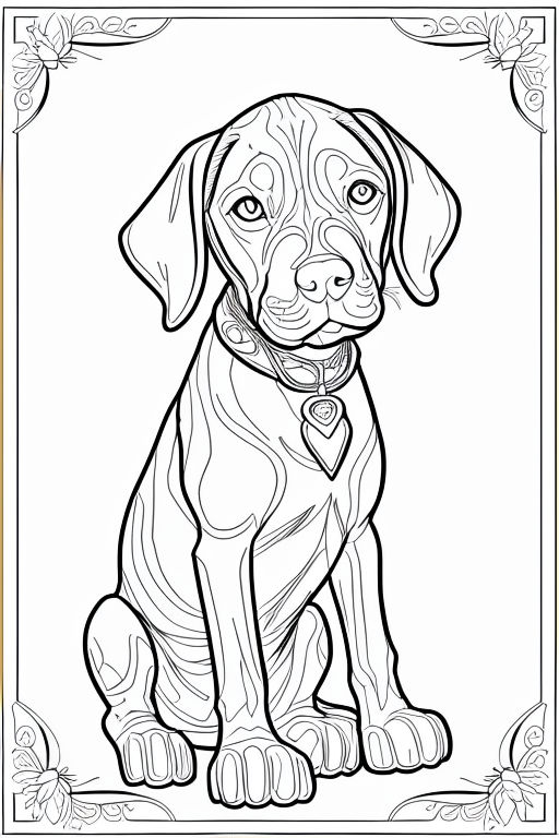 coloring pages with color outline