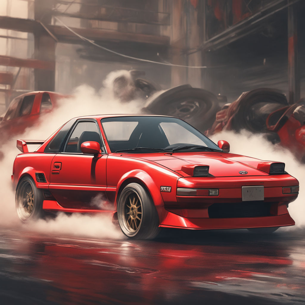 Toyota MR2 JDM Anime girls