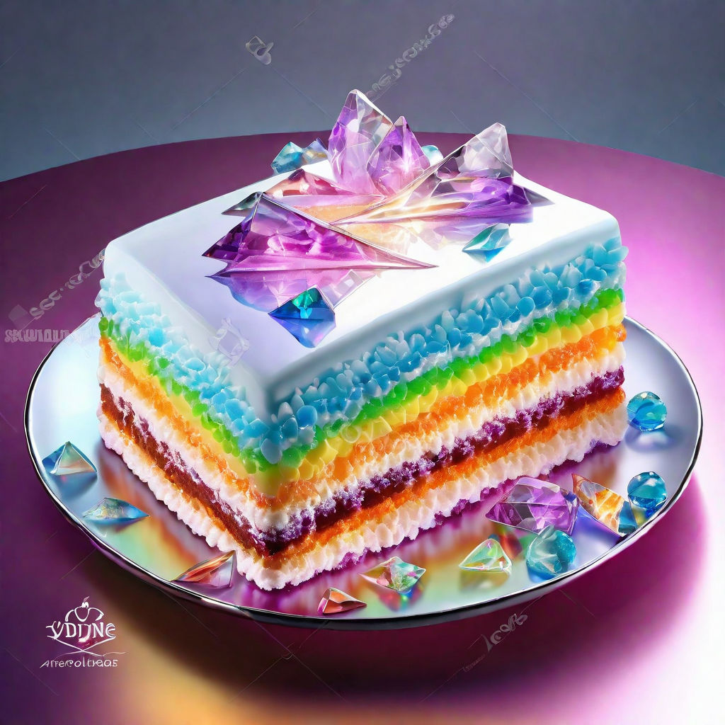 Mini Rainbow Cake - YouTube