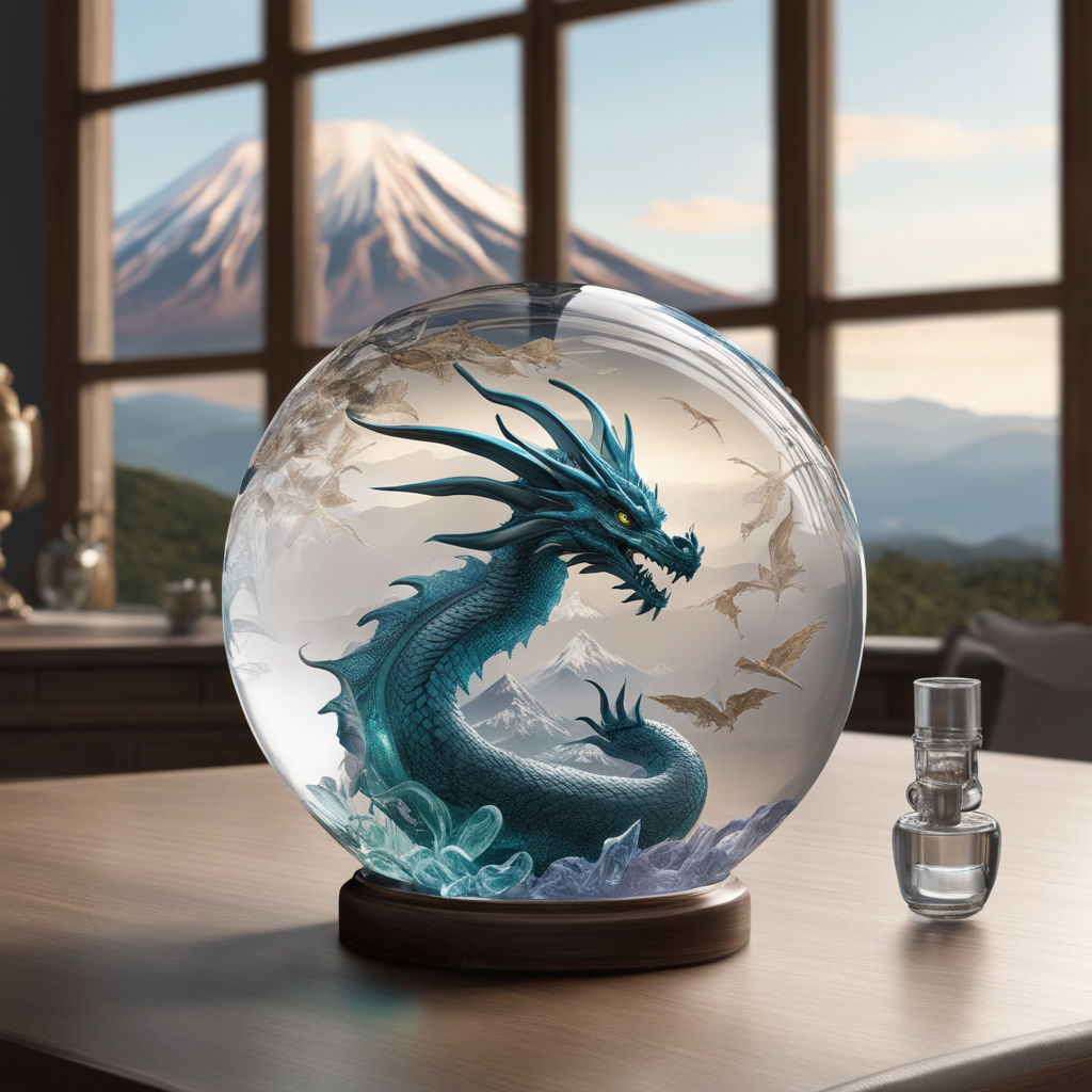 Ep. 210 - Crystal Visions Dragon Snow Globe Repair - Water change