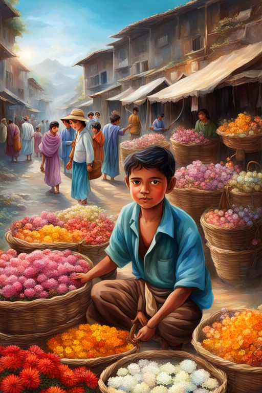 indian vegetable market paintings