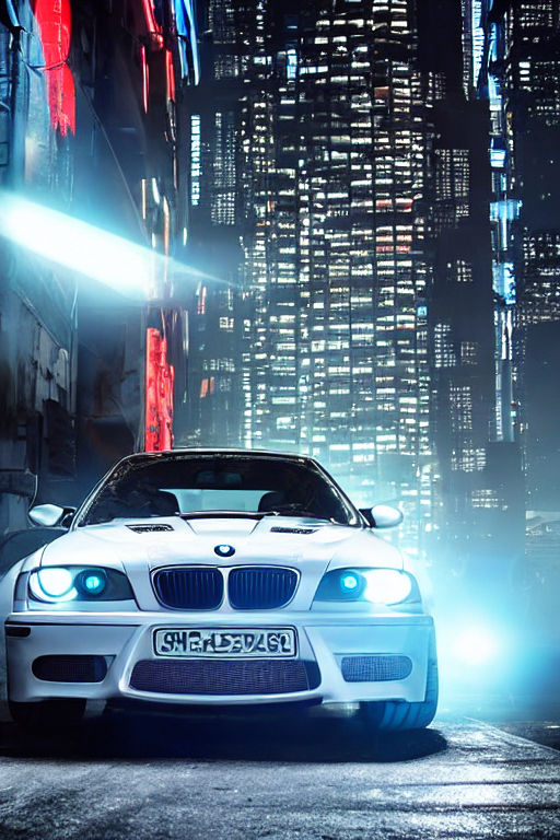 Mcdoanlds-themed BMW E46 - Playground AI