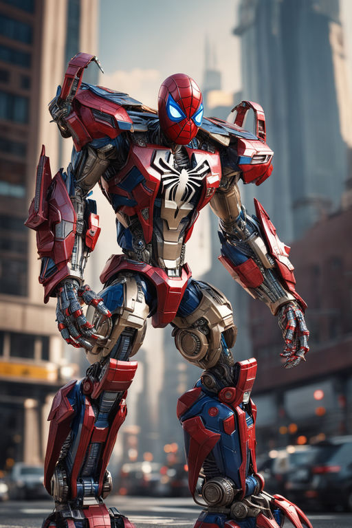 robot spiderman