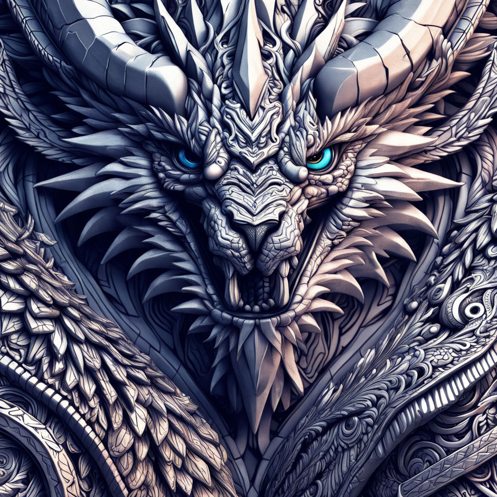 evil ice dragon