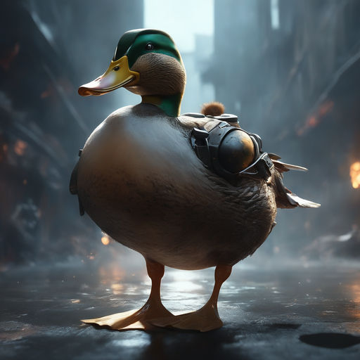 ArtStation - Duck Swim Ring