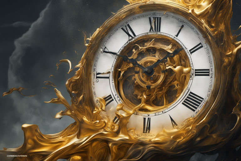 salvador dali wallpaper clock