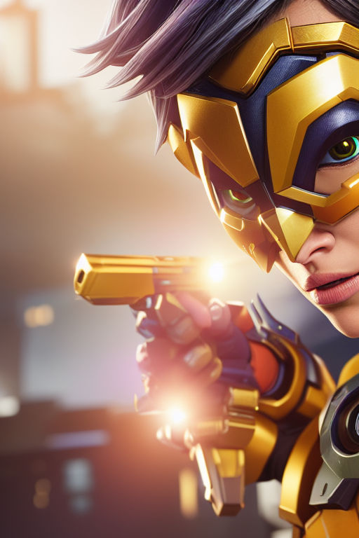 Overwatch 4k Tracer Pouty Lips Wallpaper