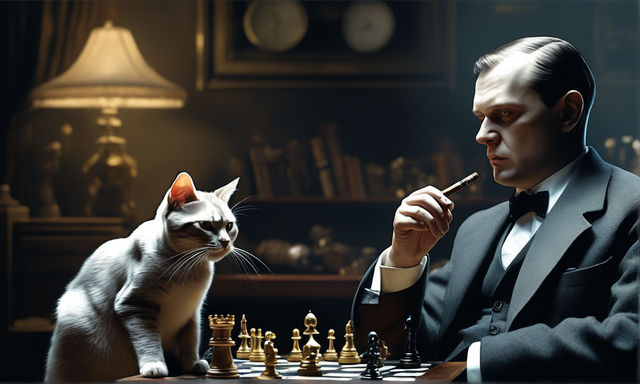 Alekhine loved cats 