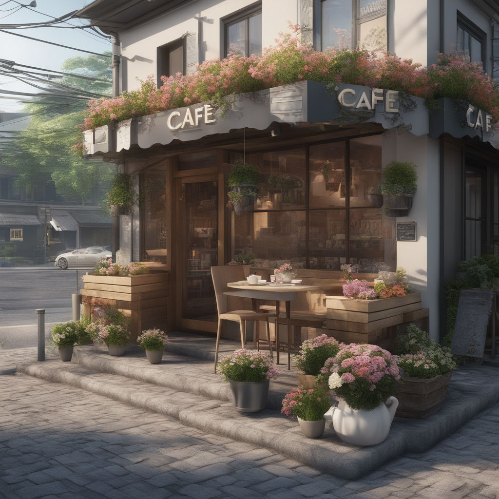 cute coffee shop exterior