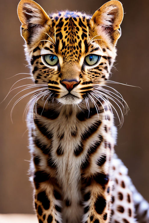 cute baby leopards with blue eyes