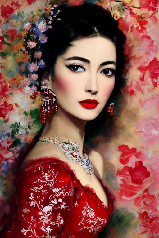 beautiful chinese women paintings