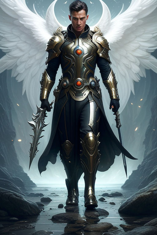 male warrior angel