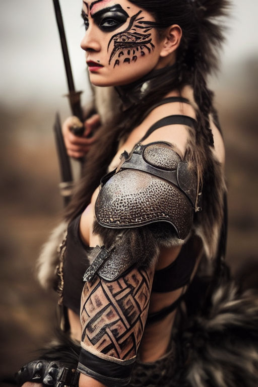 tribal warrior woman