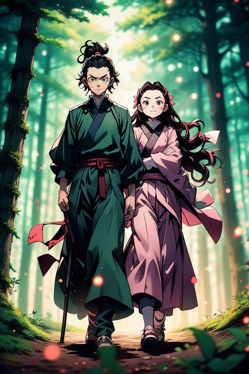 Tanjiro + Nezuko: by Joyfool on DeviantArt : r/DemonSlayerAnime