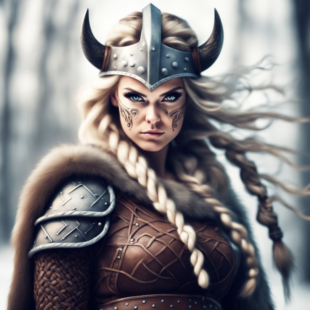 Premium AI Image  Shieldmaidens of the North A Trio of Graceful Viking  Warriors Unite