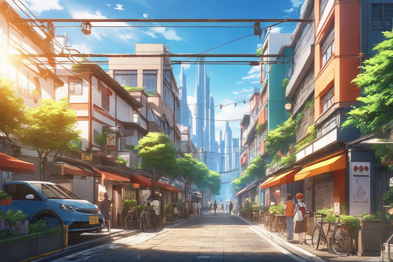 Anime Street Wallpapers on WallpaperDog