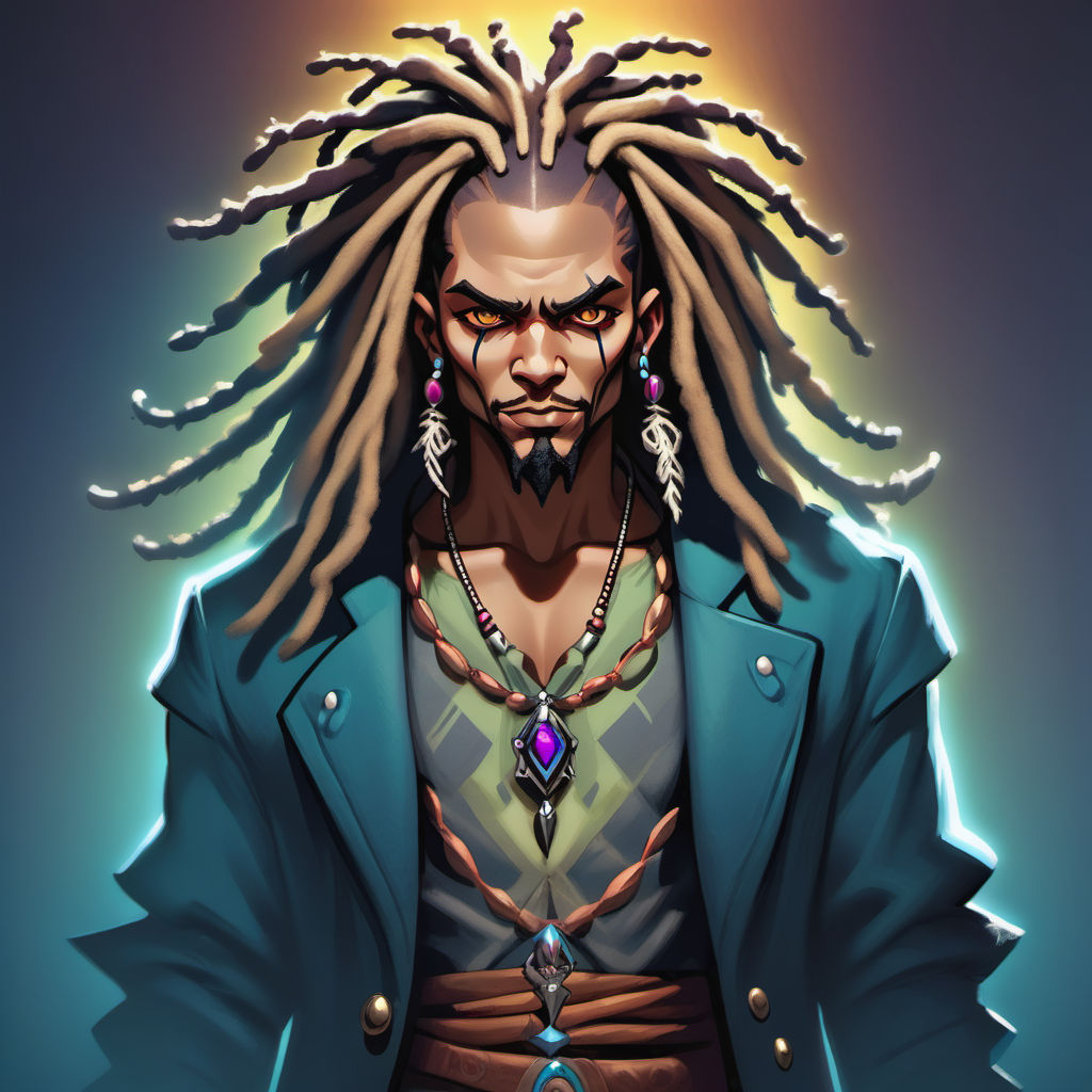 African American Handsome African Boy Dread Locs Anime Naruto Highly  Realistic Drawing · Creative Fabrica