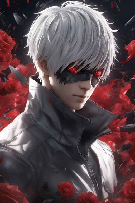 soft white and black negative edgy aesthetic anime profile picture