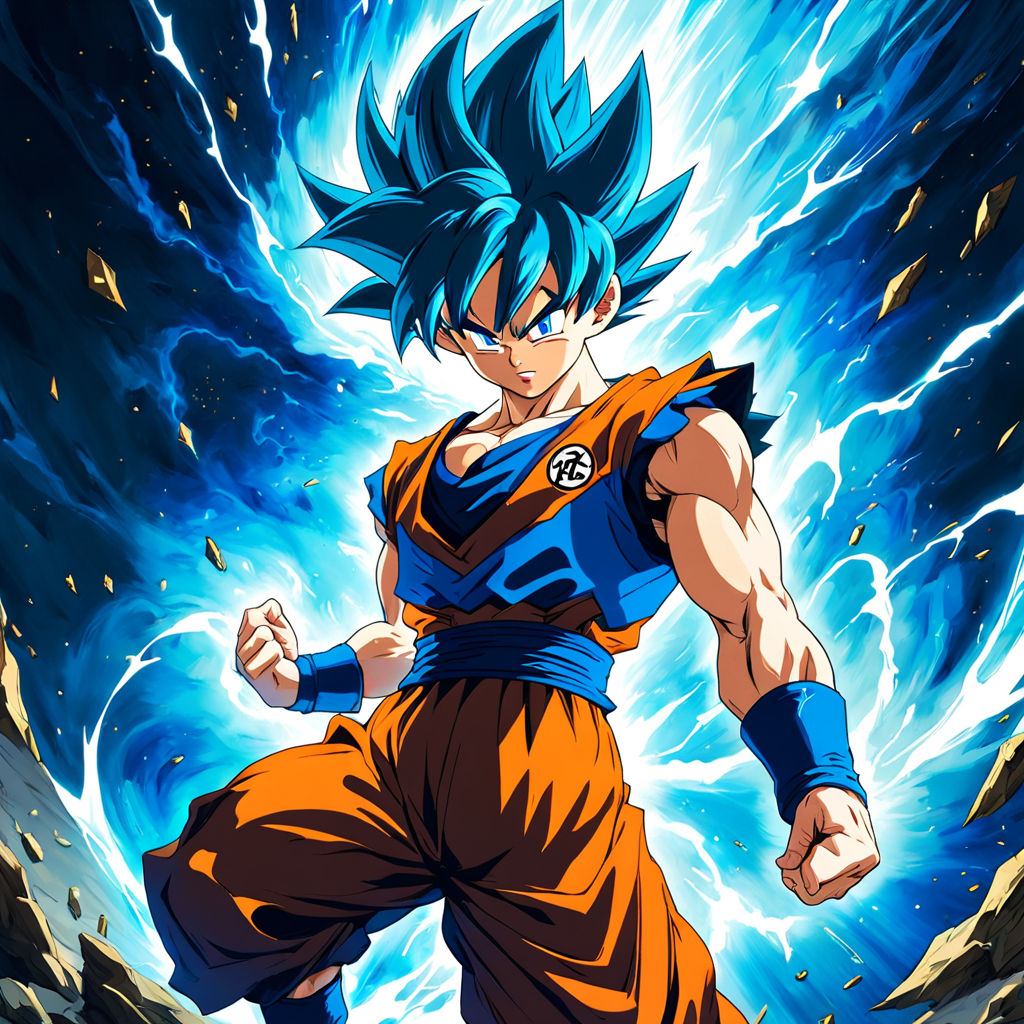 goku ssj blue 🔥 arte_charlie - Illustrations ART street, goku ssj blue  manga 