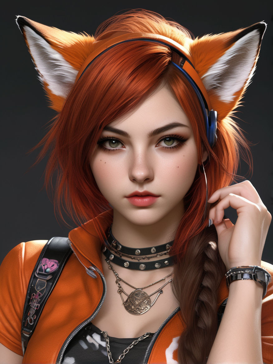 Cute anime fox-girl furry :3 by DarkFox16 -- Fur Affinity [dot] net