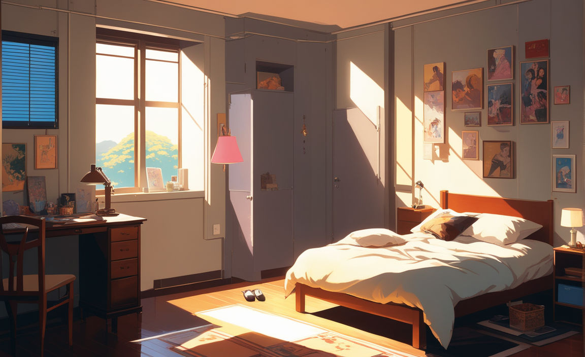 Very Pretty Room Background, Bedroom For Anime Kid, Cute Picture Of Rooms  Background Image And Wallpaper for Free Download